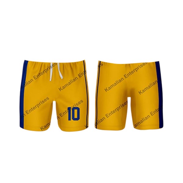 Premium Football Shorts Yellow Blue Sports Training Wear for Daily Practice Manufacturers, Suppliers, Exporters in USA (United States)