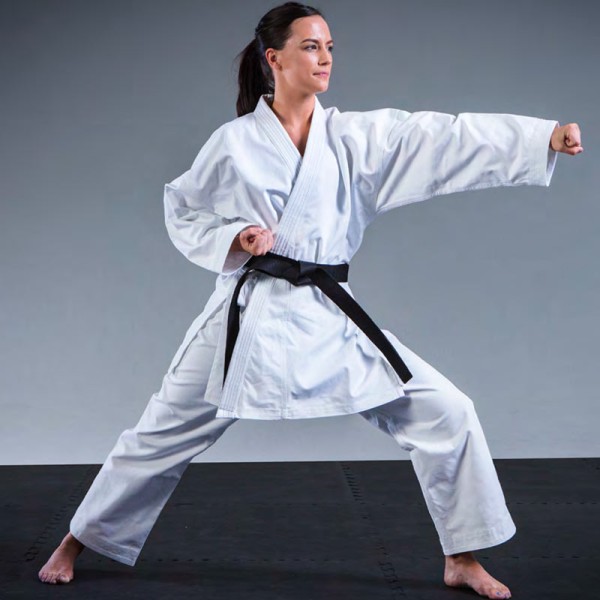 Professional White Karate Uniform Gi with Black Belt for Training and Competition Manufacturers, Suppliers, Exporters in USA (United States)